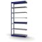 Fachboden-Rohrregal Anbauregal RR, 3.000×1.325×400 mm, verzinkt