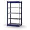 Fachboden-Rohrregal Grundregal RR, 2.000×1.025×500 mm, verzinkt