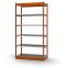 Fachboden-Rohrregal Grundregal RR, 2.000×1.325×600 mm, verzinkt