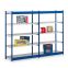 Fachboden-Rohrregal Anbauregal RR, 2.500×1.025×800 mm, verzinkt