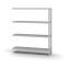 Fachbodenregal Anbauregal WR, 1.500×1.300×300 mm, lichtgrau