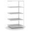 Aktenregal Anbauregal WR, 1.500×750×600 mm, lichtgrau