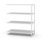 Fachbodenregal Anbauregal WR, 1.500×1.300×600 mm, lichtgrau