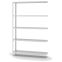 Fachbodenregal Anbauregal WR, 2.000×1.300×300 mm, lichtgrau