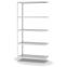 Fachbodenregal Anbauregal WR, 2.000×1.000×400 mm, lichtgrau