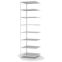 Aktenregal Anbauregal WR, 2.550×750×600 mm, lichtgrau