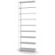 Aktenregal Anbauregal WR, 2.900×1.000×300 mm, lichtgrau