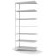 Fachbodenregal Anbauregal WR, 3.000×1.300×600 mm, lichtgrau
