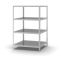 Fachbodenregal Grundregal WR, 1.500×1.000×800 mm, lichtgrau