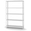 Fachbodenregal Grundregal WR, 2.000×1.300×300 mm, lichtgrau