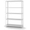 Fachbodenregal Grundregal WR, 2.000×1.300×400 mm, lichtgrau