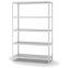 Fachbodenregal Grundregal WR, 2.000×1.300×500 mm, lichtgrau