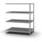 Fachbodenregal Anbauregal WR, 1.500×1.300×800 mm, verzinkt