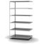 Aktenregal Anbauregal WR, 1.850×1.000×600 mm, verzinkt