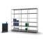 Fachbodenregal Anbauregal WR, 2.500×1.000×600 mm, verzinkt