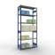 Schwerlastregal Grundregal 3000x1300x500 mm (HxBxT), 7 Fachböden, 250 kg Fachlast, Längenriegel, RAL 5010 enzianblau/verzinkt