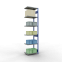 Schwerlastregal Anbauregal 3000x750x500 mm (HxBxT), 7 Fachböden, 250 kg Fachlast, Längenriegel, RAL 5010 enzianblau/verzinkt