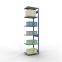Schwerlastregal Anbauregal 3000x750x600 mm (HxBxT), 7 Fachböden, 250 kg Fachlast, Längenriegel, RAL 5010 enzianblau/verzinkt