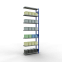 Schwerlastregal Anbauregal, 3000x1000x300 mm (HxBxT), 7 Fachböden, Fachlast 330 kg, Längenriegel, RAL 5010 enzianblau/verzinkt