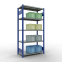 Schwerlastregal Grundregal, 2000x1000x500 mm (HxBxT), 5 Fachböden, Fachlast 330 kg, Längenriegel, RAL 5010 enzianblau/verzinkt