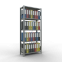 Büroregal Steckregal Grundregal 1800x750x300 mm, 5 Fachböden, 85 kg Fachlast, Kreuzstrebe, verzinkt, mit Anschlagleiste