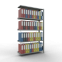 Büroregal Steckregal Anbauregal 1800x1000x300 mm, 5 Fachböden, 85 kg Fachlast, Kreuzstrebe, verzinkt, mit Anschlagleiste, T-Profil Ständerrahmen MULTIplus vormontiert