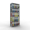 Büroregal Steckregal Grundregal 2000x750x300 mm, 6 Fachböden, 85 kg Fachlast, Kreuzstrebe, verzinkt, mit Anschlagleiste