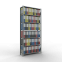 Büroregal Steckregal Grundregal 2300x1000x300 mm, 7 Fachböden, 85 kg Fachlast, Kreuzstrebe, verzinkt, mit Anschlagleiste, T-Profil Ständerrahmen MULTIplus vormontiert