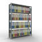 Büroregal Steckregal Grundregal 1800x1300x300 mm, 5 Fachböden, 85 kg Fachlast, Kreuzstrebe, verzinkt, ohne Anschlagleiste, T-Profil Ständerrahmen MULTIplus vormontiert