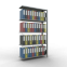 Büroregal Steckregal Anbauregal 1800x1000x300 mm, 5 Fachböden, 85 kg Fachlast, Kreuzstrebe, verzinkt, ohne Anschlagleiste, T-Profil Ständerrahmen MULTIplus vormontiert