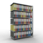 Büroregal Steckregal Anbauregal , 2000x1300x600 mm, 6 Fachböden, 150 kg Fachlast, Längenriegel, verzinkt, ohne Mittelanschlag