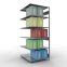 Schwerlastregal Doppel-Anbauregal 2500x1000x(2x600) mm, 2x6 Fachböden, 150 kg Fachlast, Längenriegel, verzinkt