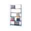 Büroregal Schraubregal Grundregal 2300x750x300 mm, 7 Fachböden, 85 kg Fachlast, RAL 7035 lichtgrau, ohne Anschlagleiste