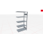 Schwerlastregal Anbauregal 1800x1000x300, 5 Ebenen, 250 kg Fachlast, Kreuzstrebe, verzinkt