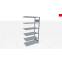 Schwerlastregal Anbauregal 1800x750x300, 6 Ebenen, 250 kg Fachlast, Kreuzstrebe, verzinkt