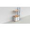 Schwerlastregal Palettenregal NEDCON 2.500x1.825x1.100 mm (HxBxT), Anbauregal, 3 Lagerebenen, 3.000 kg Fachlast, mit Spanplatten