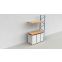 Schwerlastregal Palettenregal NEDCON 2.500x2.700x1.100 mm (HxBxT), Anbauregal, 3 Lagerebenen, 3.000 kg Fachlast, mit Spanplatten