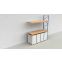 Schwerlastregal Palettenregal NEDCON 2.500x3.600x1.100 mm (HxBxT), Anbauregal, 3 Lagerebenen, 4.700 kg Fachlast, mit Spanplatten