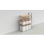 Schwerlastregal Palettenregal NEDCON 2.500x2.700x1.100 mm (HxBxT), Anbauregal, 4 Lagerebenen, 3.800 kg Fachlast, mit Spanplatten