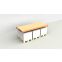 Palettenregal Zusatzebene NEDCON 2.700x1.100 mm (BxT), 3.000 kg Tragkraft, 3 Palettenplätze mit Spanplatten