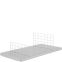 Fachtrenngitter zum Einstecken, 8×250 mm, RAL 7035 Lichtgrau
