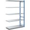 Fachbodenregale Typ EL - Fachlast 100 kg Stützen RAL 5010 Enzianblau, übrige Regalbauteile, 1008×524×2000 mm