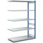 Fachbodenregale Typ EL - Fachlast 100 kg Stützen RAL 5010 Enzianblau, übrige Regalbauteile, 1008×624×2000 mm