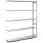 Fachbodenregale Typ EL - Fachlast 100 kg, 1308×324×2000 mm, glanzverzinkt