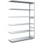 Fachbodenregale Typ EL - Fachlast 100 kg, 1308×524×2500 mm, glanzverzinkt
