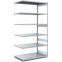 Fachbodenregale Typ M - Fachlast 200 kg, 1008×824×2500 mm, glanzverzinkt
