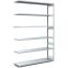 Fachbodenregale Typ M - Fachlast 200 kg, 1308×424×2500 mm, glanzverzinkt