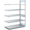 Archivregale zweiseitige Nutzung, 1008×624×1850 mm, glanzverzinkt