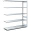 Fachbodenregale Typ L - Fachlast 100 kg, 1308×524×2000 mm, glanzverzinkt