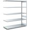 Fachbodenregale Typ L - Fachlast 100 kg, 1308×624×2000 mm, glanzverzinkt
